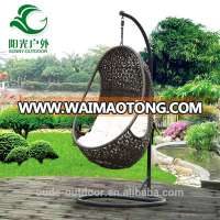 Best price well sale cheap new design rattan swing hanging egg chair